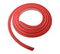 Desiumite Guarnizione inferiore in silicone flessibile e impermeabile per doccia, bagno senza curva, altezza 30 mm, trasparente/grigio, lunghezza 100-300 cm (trasparente, 2 m)