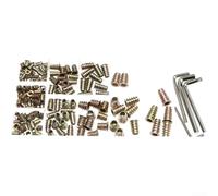 Desiumite Insieme incorporato 145pcs del dado con le chiavi per la costruzione di mobili e di gabinetto di legno con forza e resistenza del acciaio al carbonio