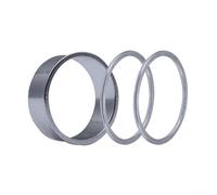 Desiumite Kit adattatore movimento centrale per mandrino cavo da 24 mm a 22 mm - boccole in lega di alluminio con 4 rondelle di regolazione, compatibile con strada e montagna (sku)