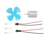 Desiumite Kit generatore a turbina WIND 12 V DC 0-20 V motore dinamo con quattro per pagaia a foglia e diodi per piccoli progetti energetici fai da te casa giardino potere alternativo educativo