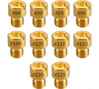 Desiumite Kit principale carburatore - Parte del carburatore aftermarket con ugello del foro di misurazione principale, per una facile installazione, sostituzione per sistemi di carburatore (#120)