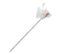 Desiumite Mini generatore di turbina eolica per esperimenti didattici, rotazione a 360 gradi con basso fabbisogno energetico, si illumina con flusso d'aria - blu e verde