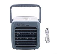 Desiumite Mini ventilatore portatile per auto con umidificatore di ricarica USB Serbatoio dell'acqua per interni ed esterni casa ufficio desktop raffreddamento nebbia