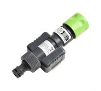Desiumite Misuratore di flusso d'acqua digitale per tubo da giardino da 3/4 pollici, sensore Hall in plastica con monitoraggio dei consumi reali e storici, display di facile lettura, accurato