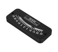 Desiumite Misuratore di pendenza in scala 25-0-25 45-0-45 10-0-10 per pericolo di valanghe e pendenze inclinometro da sentiero, leggero e portatile (25-0-25)