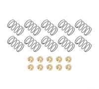 Desiumite Molle di ricambio per decespugliatore EGO a 15 corde, confezione da 10 con dadi, compatibile con modelli ST1510T ST1500SF, struttura in metallo di lunga durata, strumento -