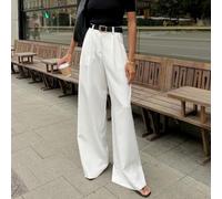 Desiumite Pantaloni Casual Donna per Spiaggia e Vacanze | Misto cotone lino, leggero sulla , regola umidità, taglio largo, comfort il giorno