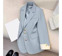 Desiumite per Blazer Donna Mezza Stagione Primavera per Estate per Blazer | Ideale per mezza stagione, primavera ed per estate, mite, transizione termica perfetta