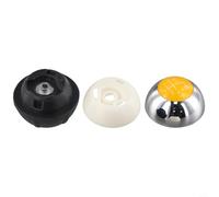 Desiumite Pomello del cambio manuale a sfera per modelli 500C 2012-2018, 6+5+R, sostituzione velocità con struttura in plastica ABS e finitura argento (giallo 5)