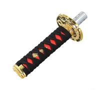 Desiumite Pomello del cambio manuale per la maggior parte delle auto, 15 cm o 20 cm, in plastica + pomello del cambio in metallo con 4 adattatori e strumento di installazione, adatto per pomello del