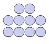 Desiumite Portamonete in plastica trasparente, 70 mm, riutilizzabile, per riporre monete, capsule per anelli da 41-65 mm, confezione da 10 (2)