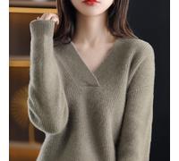 Desiumite Pullover Knit Donna Loose Fit Tessuto Elasticizzato | VestibilitÃ loose fit, tessuto elasticizzato, movimento libero, per stile casual , i corpi