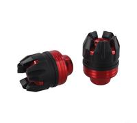 Desiumite Resistenza per pneumatici, confezione da 2 pezzi, protezione per sospensioni anteriori per moto, compatibile con la maggior parte delle moto per forcella antiurto in lega di alluminio CNC