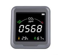 Desiumite Rilevatore di anidride carbonica Monitor della qualità dell'aria interna con sensore di temperatura e umidità Misuratore Ck2 portatile per la rilevazione del clima della stanza dell'ufficio