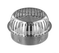 Desiumite Scarico a pavimento in acciaio inossidabile 304 per tetto e pavimento, tubo di scarico anti-intasamento con design silenzioso, filtro rotondo rimovibile per lavandino, compatibile con