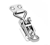 Desiumite Serratura a leva in acciaio inox, autobloccante, regolabile, 38-50 mm, per armadi, porte, scatole, casse, cucina, ufficio, fabbrica