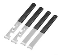 Desiumite Set di 4 estrattori e chiavi esagonali in acciaio ad alto tenore di carbonio, con doppio gancio e gancio singolo, per paesaggisti e uso fai da te in progetti in mattoni, blocchi e pietra