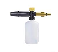 Desiumite Spruzzatore in schiuma ad alta pressione per idropulitrici, accessorio per la pulizia degli ugelli regolabile compatibile con apparecchiature elettriche da giardino ed esterno, alluminio e