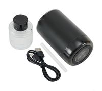 Desiumite Starry - Umidificatore per auto con diffusore di aromi regolabile a 3 livelli, design wireless ricaricabile, accensione e spegnimento automatico e funzione memoria, nero (A)