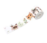 Desiumite Striscia assorbente per lavelli da cucina, 8 cm x 280 cm, riutilizzabile, in tessuto non tessuto, per controllo della condensa (gattino carino)