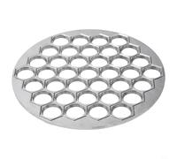 Desiumite Strumento per ravioli Wonton Empanada a 37 cavità, in lega di alluminio con bordo liscio, facile da usare e pulire, leggero