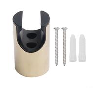 Desiumite Supporto da parete per bidet e bidet portatile, in acciaio inox, per soffioni doccia, compatibile con vari spruzzatori (oro-1)