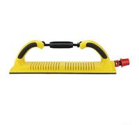 Desiumite Tavola abrasiva sottovuoto per auto, macinazione a secco, 70 x 400 mm, supporto per carta vetrata in ABS con scanalatura e design curvo per levigatrice rettangolare in cenere di stucco