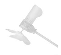 Desiumite Turbina a piccolo consumo Modello rinnovabile con motivo rotante in plastica Gadget didattico educativo per generatore Dimostrazioni energetiche Vento a bassa potenza 360° Co