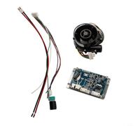 Desiumite WS7040 DC Brushless Ventilatore centrifugo 12V/24V Motore ad alta pressione per pompa di aria industriale, ventola di raffreddamento di ventilazione, purificazione dell'aria e (WS7040-12V e