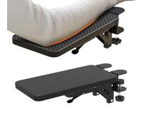 Desk Arm Rest - Ergonomic Foldable Extender, Arm Support Tray for Desk and Chair | Foldable Keyboard Wrist Rest and Elbow Support | for Office, Home, School, Dorm, Computer Work, Study, & Adults