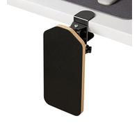 Desk Arm Rest, Foldable 90° Adjustable Wood Wrist Support Board for Comfortable Arm Positioning, Ideal for Computer Work, Game Play, Studio Use, Airplane Desks, and Offices