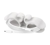 Desk Cable Holder - No Punching Charging Cord Organizer | -Purpose Cable Tidy Hooks for Home, Office Use, Pressure Cooker, Mixer, USB, Electronics, Chargers, Power Cords, Neat Desk Setup