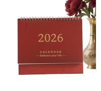 Desk Calendar - 19x16x8cm Wall Planner | Paper 2026 Daily Plãnner July 2025 To December 2026 | Desktop Planner - Korean Style Office School Home Organizer Decor Display for Family Schedules