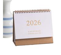 Desk Calendar 2025-2026 - luglio 2025 TB dicembre 2026 Monthly Pad, Ink-Proof Thick Paper, Academic Desktop Planner, Protective Corner Guards, Large Ruled Blocks, Professional Office Blotter | For