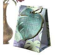 Desk Calendar 2026 - Leaf Theme Small Memo Desktop Decoration, Tiny Desk Planner | Compact 2026 Calendar for Men, Women, Home, Office, Table, School, Classroom, Bedroom, Business