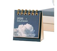 Desk Calendar 2026 - Mini Monthly Planner, 2026 with Compact Design, Organizer Easy Pages, for Home Office School Men Women Coworkers Christmas New Year Adults Father's Day Dad, for Gift Use