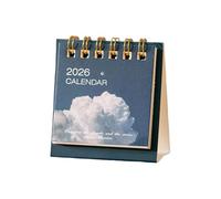 Desk Calendar 2026 - Mini Planner for Evaluation | Monthly Desktop Tracker with Resilient Paper for Home Office School, Home and Professional Men Women Coworkers Christmas Utility