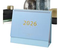 Desk Calendar 2026 Schedule Planner for Daily Organization, Family Planning with Monthly View Function, Standing for Home Office School Living Room Classroom, Durabled Paper Material