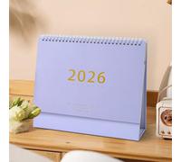 Desk Calendar 2026 - Simple Family Schedule, Creative Morandi Style Desktop Calendar with Self-Discipline Punch Card | Planner for Home, Office, School, Classroom, Studenti, Teachers and Family