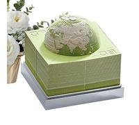 Desk Calendar - Earth Shape 2026 Calendar, Mini Sculpture Desktop Planner for Birthdays, Office Table Organizer, 3D Schedule Organizer with Creative Design, Desk Calendars for Home and Office Use