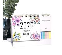 Desk Calendar, Monthly Calendar, 10.08x7.68x0.39 Inches, Aesthetic Organizer, 12 Month Large Desktop Planning Yearly for Home, Office, Apartment, Dorm, Study Room