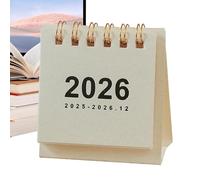 Desk Calendar, Monthly Organizer, 2.56x2.76x1.18 Inch, Schedule Chart, Writing Space with Date Blocks for Home, Dorm, Classroom, School, Desk, Study Area, Teacher Supplies