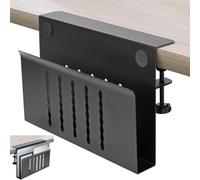 Desk Clamp Shelf, Aluminum Alloy Laptop Stand, Floating Laptop Stand, No-Drilling Desk Organizer, Under Desk Clamp Shelf, Vertical Laptop Holder, Tablet And Notebook Organizer, Space-Saving Desk Acces