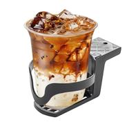 Desk Cup Holder, Drink Clamp Organizer, 5.91x1.97in Authentic Anti-Spill Mug Mount, Compact Secure Table Attachment, Space-Saving Storage for Home, Rooms, Classroom, Bedroom