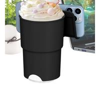 Desk Cup Holder, Non Tipping Drink Coaster, Suction Cup Beverage Mount, Spill-Proof Stable Mug Bracket for Kitchen, Living Room, Study, Restaurant, Coffee Table, 3.23x2.2x4.96 inches