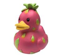 Desk Duck Decor, Small Resin Fruit Duck Figurine for Car Dashboard and Shelf Display, Cute Artistic Animal Accent for Bathroom Entrance Bedroom Farmhouse Apartment Interior, 2.76x2.36x3.15 inches