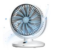 Desk Fan | 5-Speed Low Noise Vertical Oscillating Rechargeable Cooling