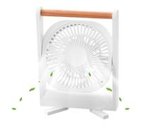 Desk Fan | Small Quiet Personal Fan With 4 Speeds | Low Noise Cubicle Accessories With Powerful Airflow For Home Studio Bedroom Dorm