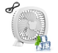 Desk Fan | USB Plug-in Personal Portable Travel Small Blowing Device | Bed