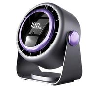 Desk Fan, USB Rechargeable Air Circulator, 7.09x4.33x7.87 Inches Digital Display & Quiet Portable Touchscreen, Cooling Airflow for Outdoor, School, Gym, Garden, Travel, Tent, Beach